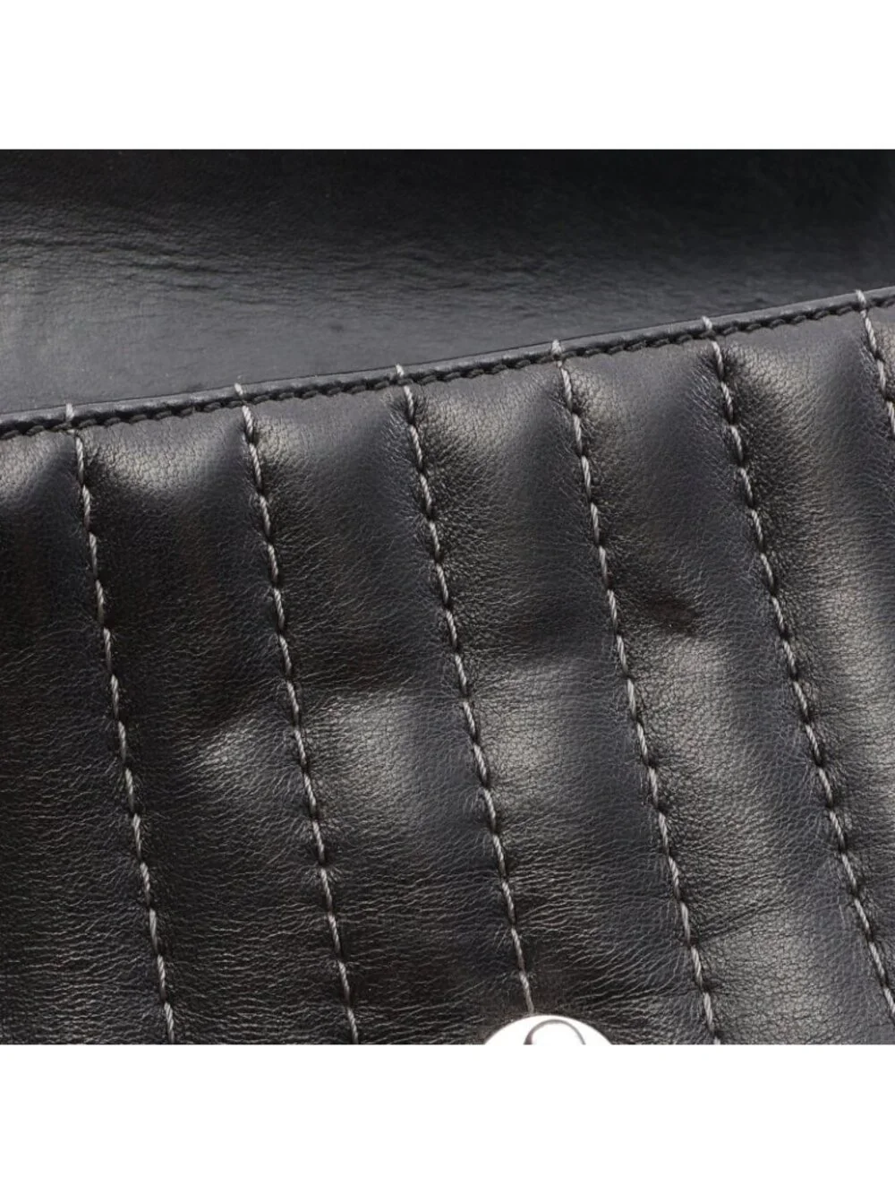 Chanel Shoulder Bag Mademoiselle Black Lambskin East Waist Chain